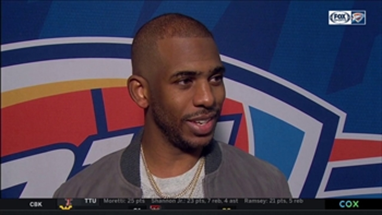 Chris Paul on OKC Making the Right plays, Win over Kings
