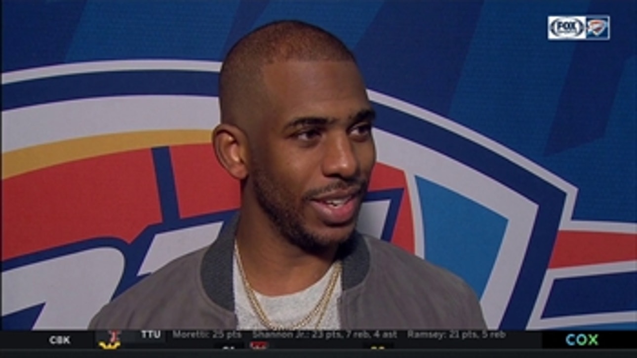 Chris Paul on OKC Making the Right plays, Win over Kings