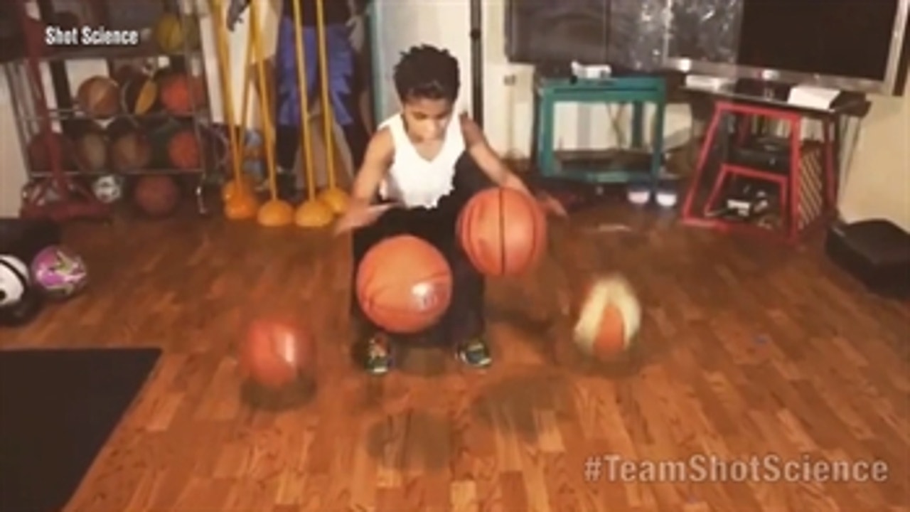 9-year-old girl shows off some sick hoops handles