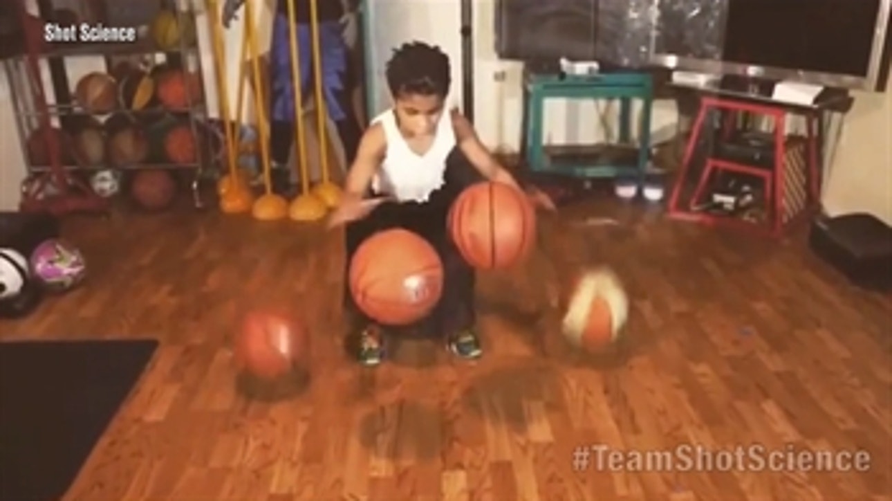 9-year-old girl shows off some sick hoops handles