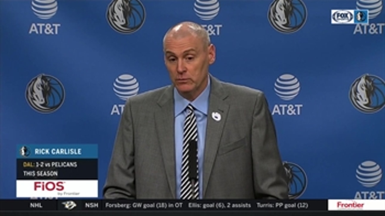 Rick Carlisle on 126-109 loss to Pelicans