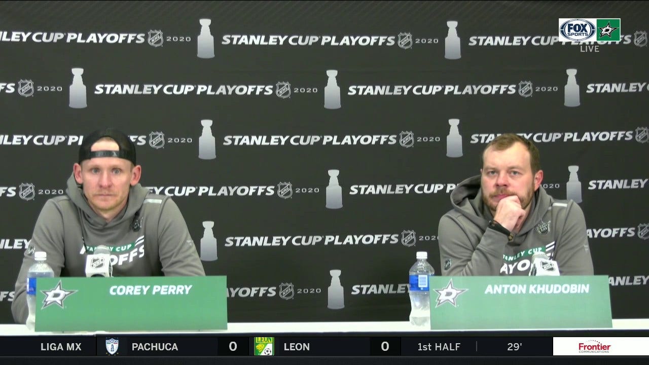 Corey Perry, Anton Khudobin on the Game 1 Loss