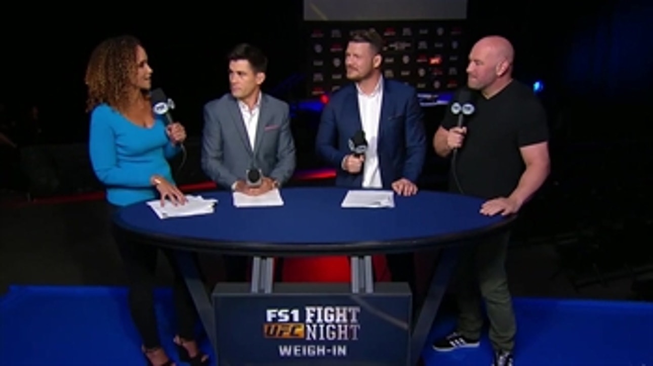 Dana White stops by and gets a nice surprise 'WEIGH-INS ' UFC FIGHT NIGHT