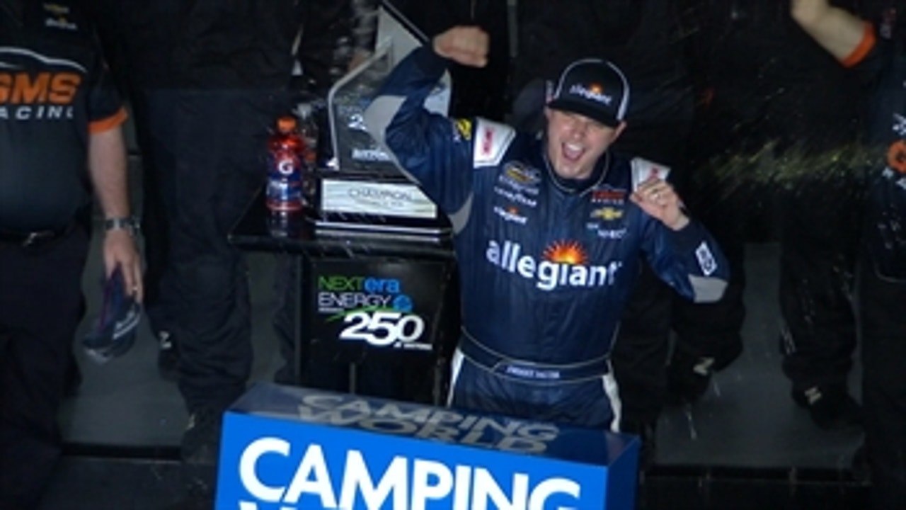 Johnny Sauter wins season-opener at Daytona | 2018 TRUCK SERIES | FOX NASCAR