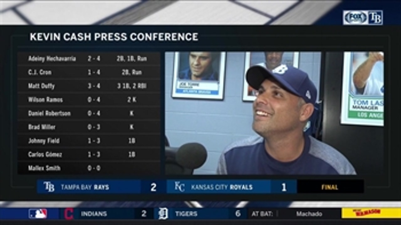 Rays Kevin Cash very pleased with the bullpen's performance