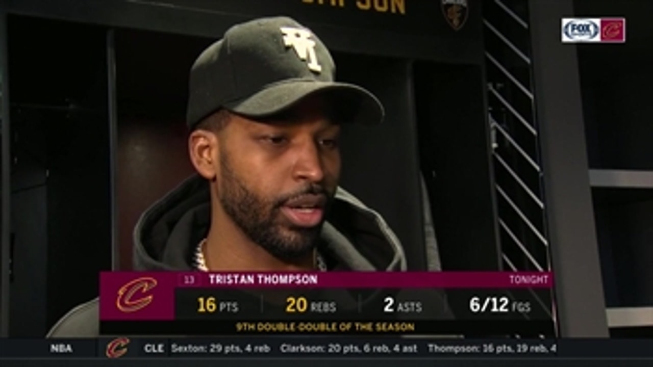 Tristan Thompson is trying to teach young guys just as LeBron taught him