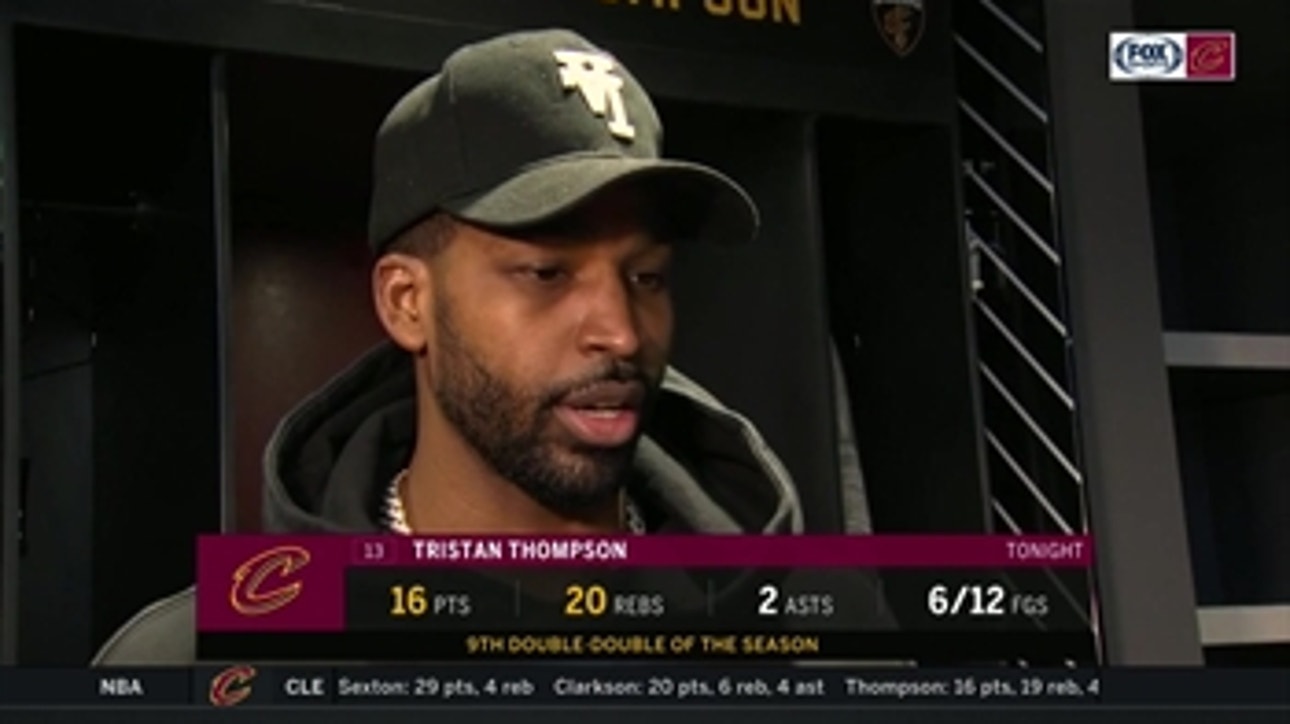 Tristan Thompson is trying to teach young guys just as LeBron taught him
