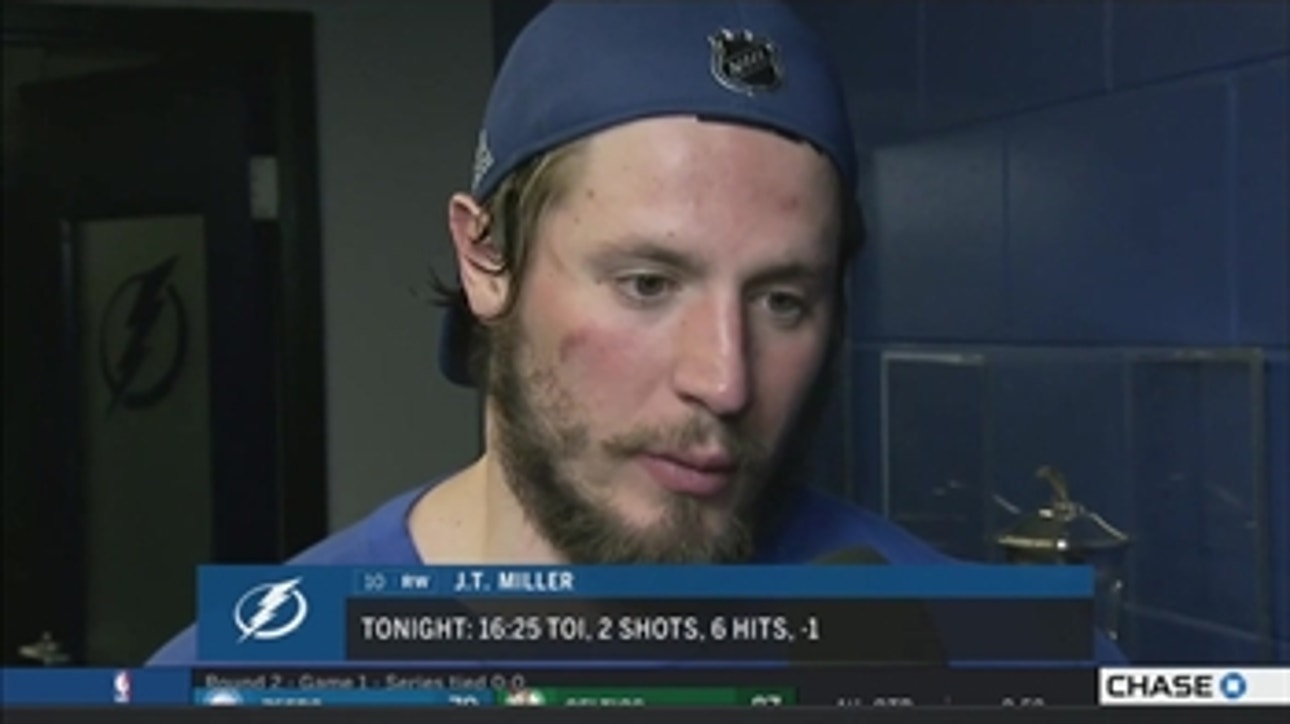 J.T. Miller liked how Lightning dictated play in Game 2