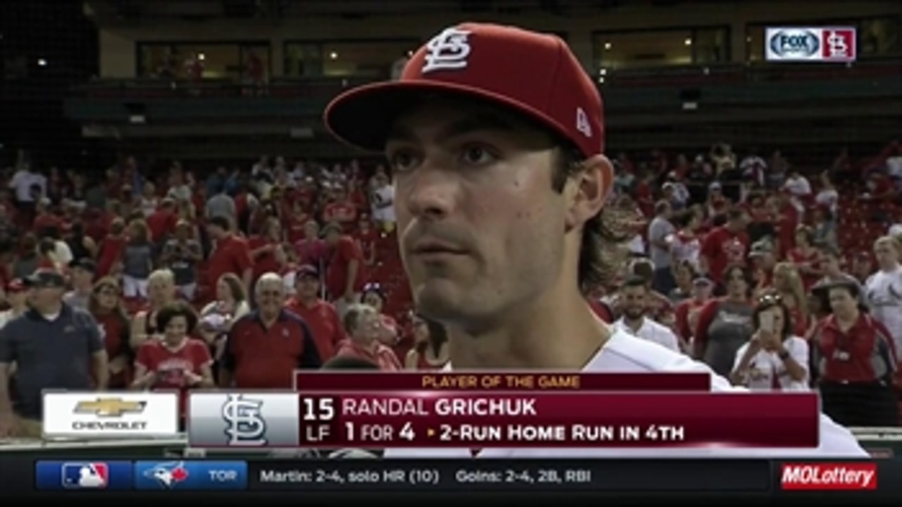 Randal Grichuk: 'I feel like I'm squaring the ball up'