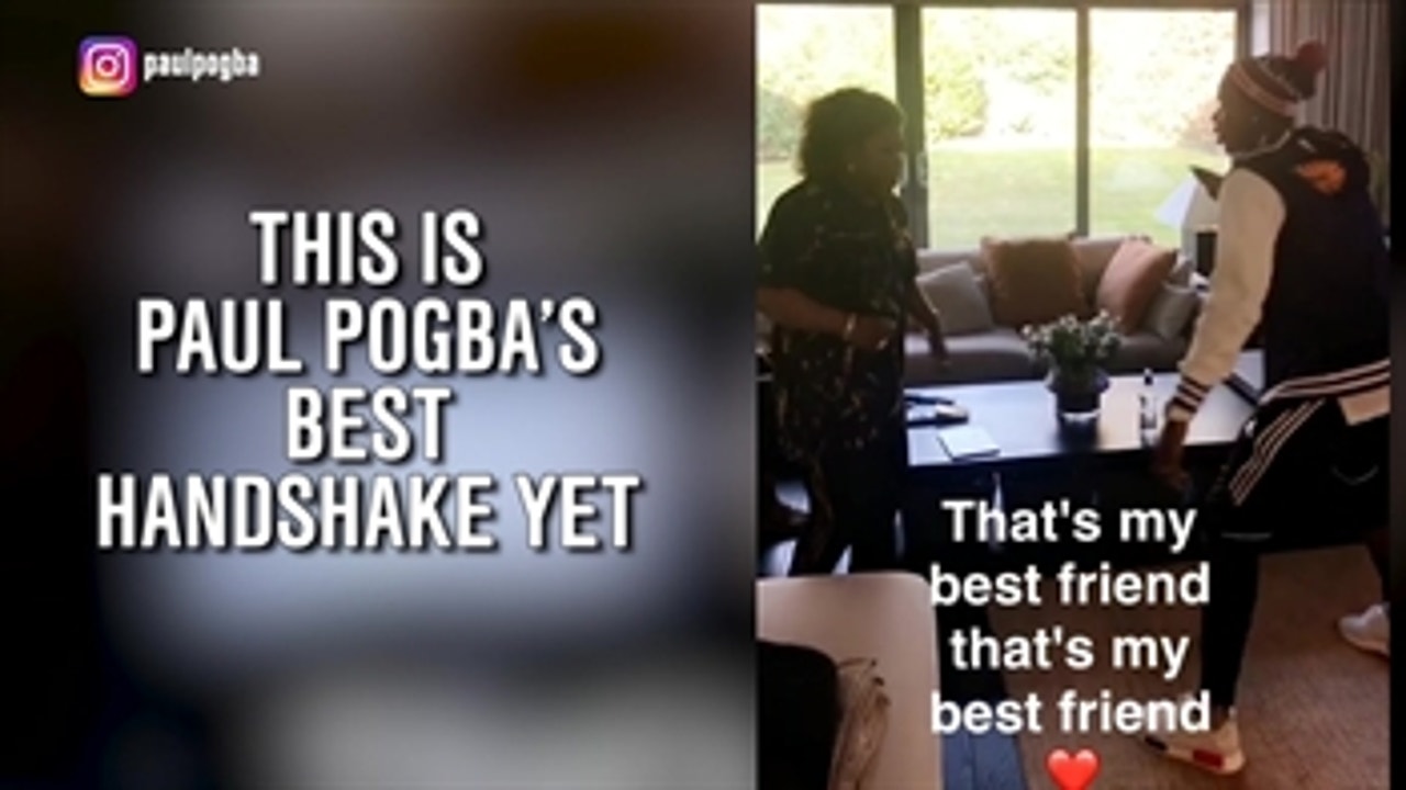 This is Paul Pogba's best handshake yet