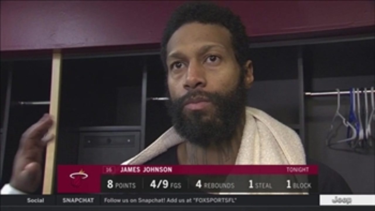 James Johnson explains what happened on game's final play