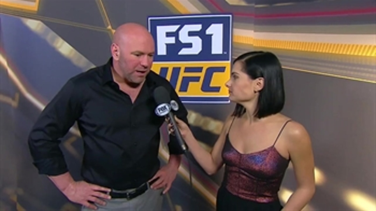 Dana White talks to Megan Olivi ' INTERVIEW ' UFC 230