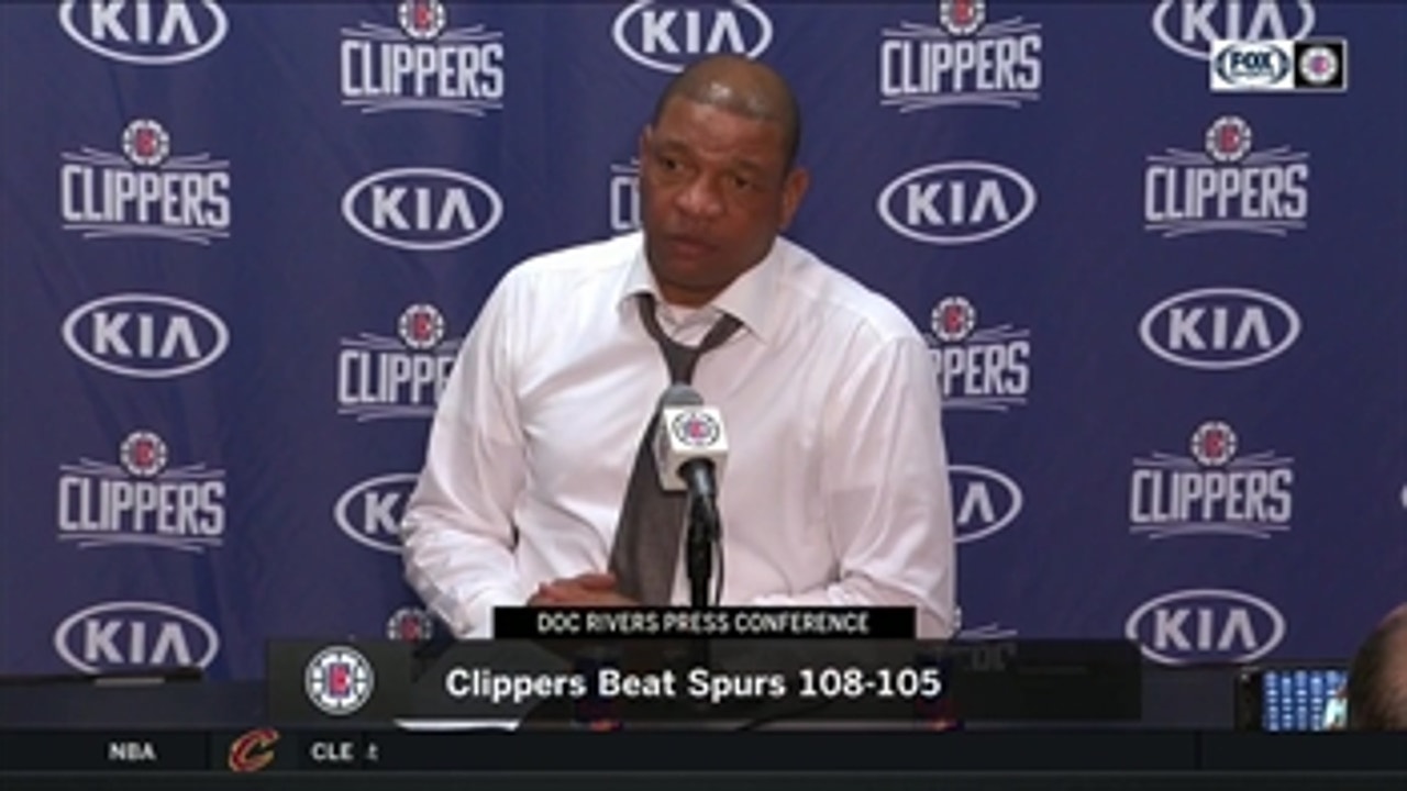 Clippers coach Doc Rivers reflects on win over Spurs