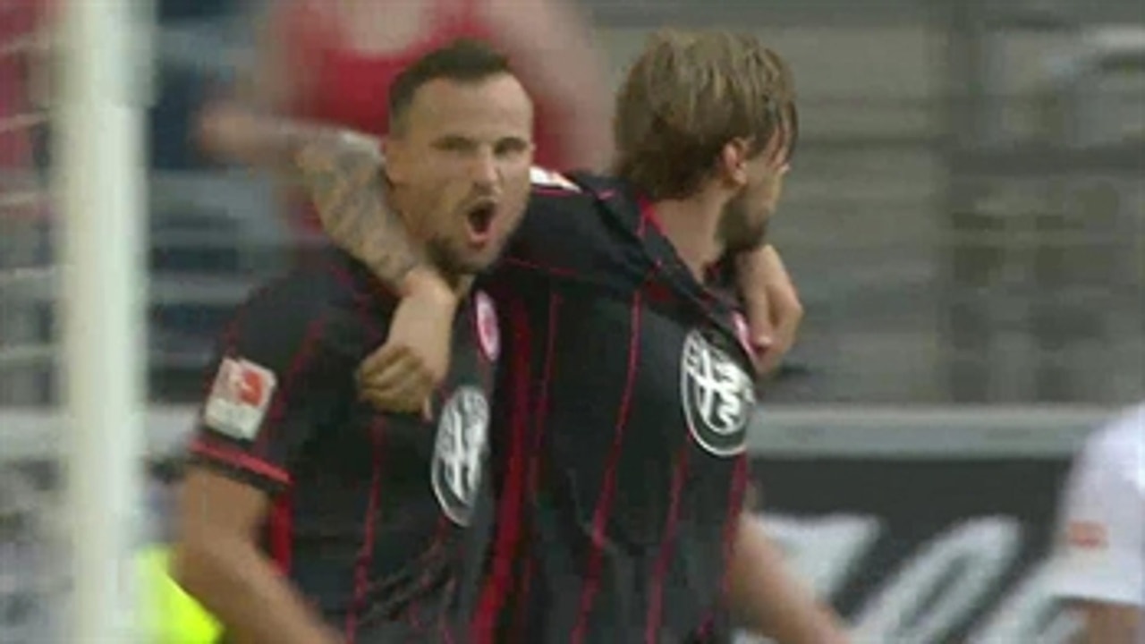 Russ goal levels it 1-1 against FC Augsburg - 2015-16 Bundesliga Highlights