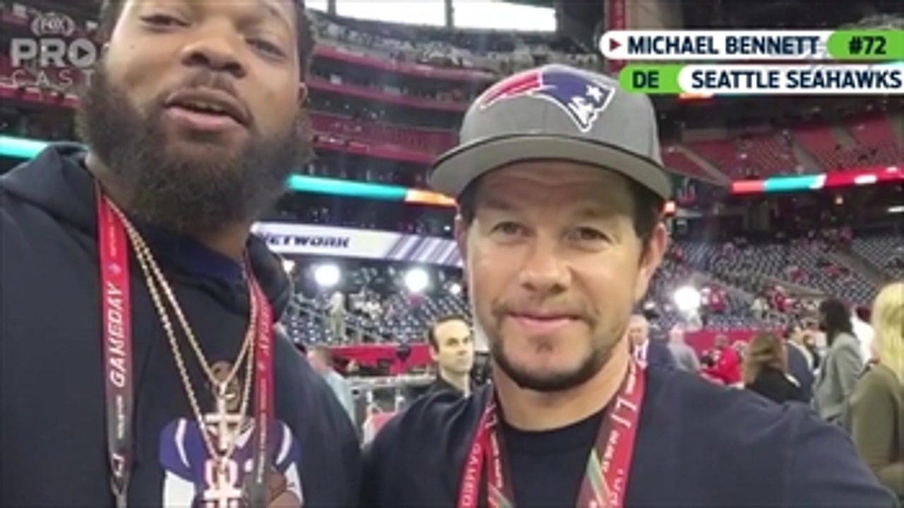 Michael Bennett at the Super Bowl ' PROcast