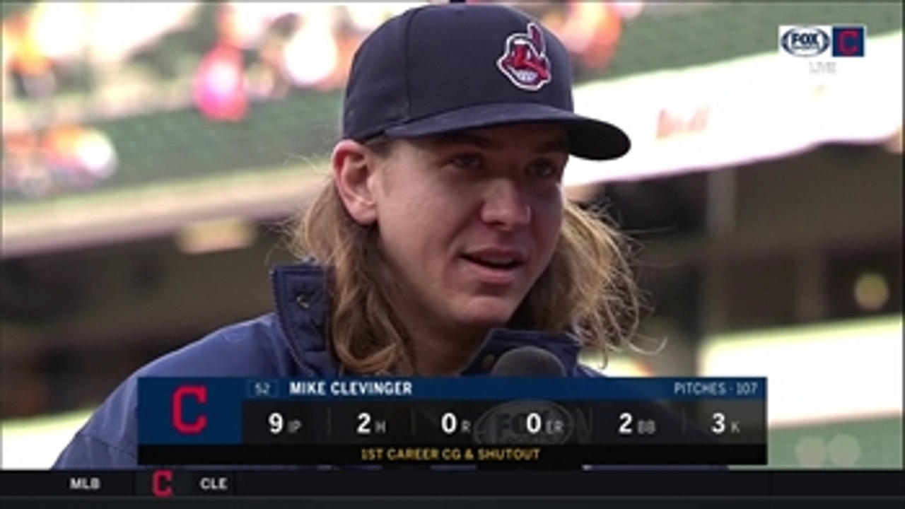 Mike Clevinger rocks lucky jacket after first career complete game shutout