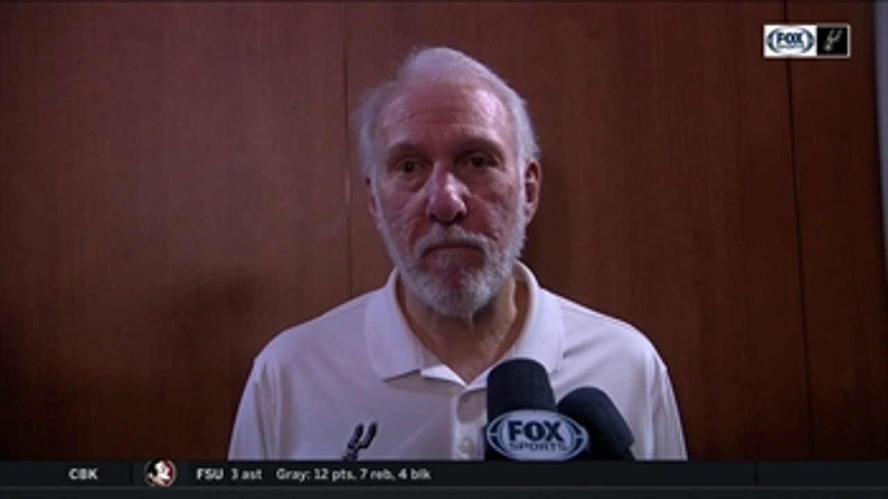 Gregg Popovich talks Spurs loss to the Clippers