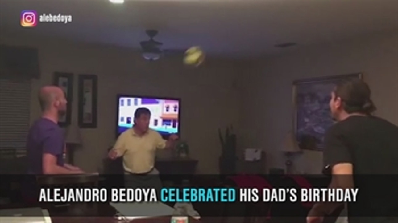 Alejandro Bedoya celebrates his dad's birthday