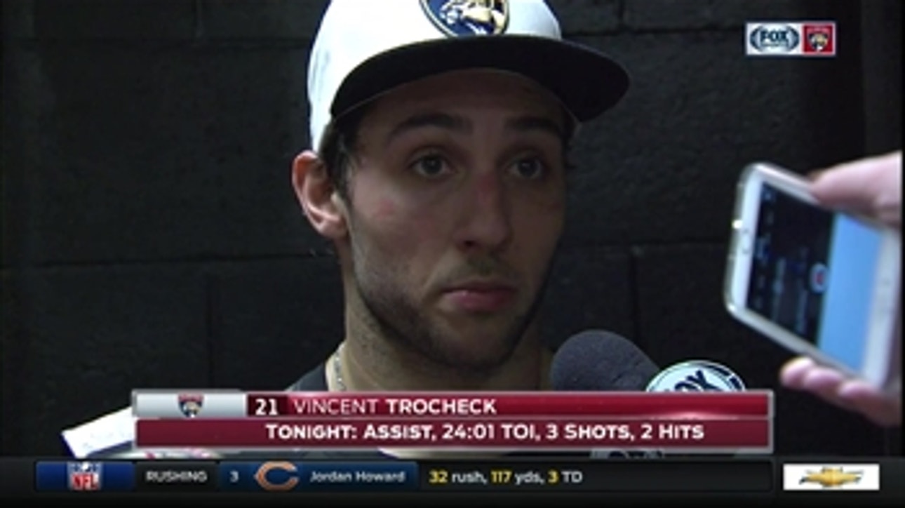 Panthers' Vincent Trocheck: 'It was a long, hard game'