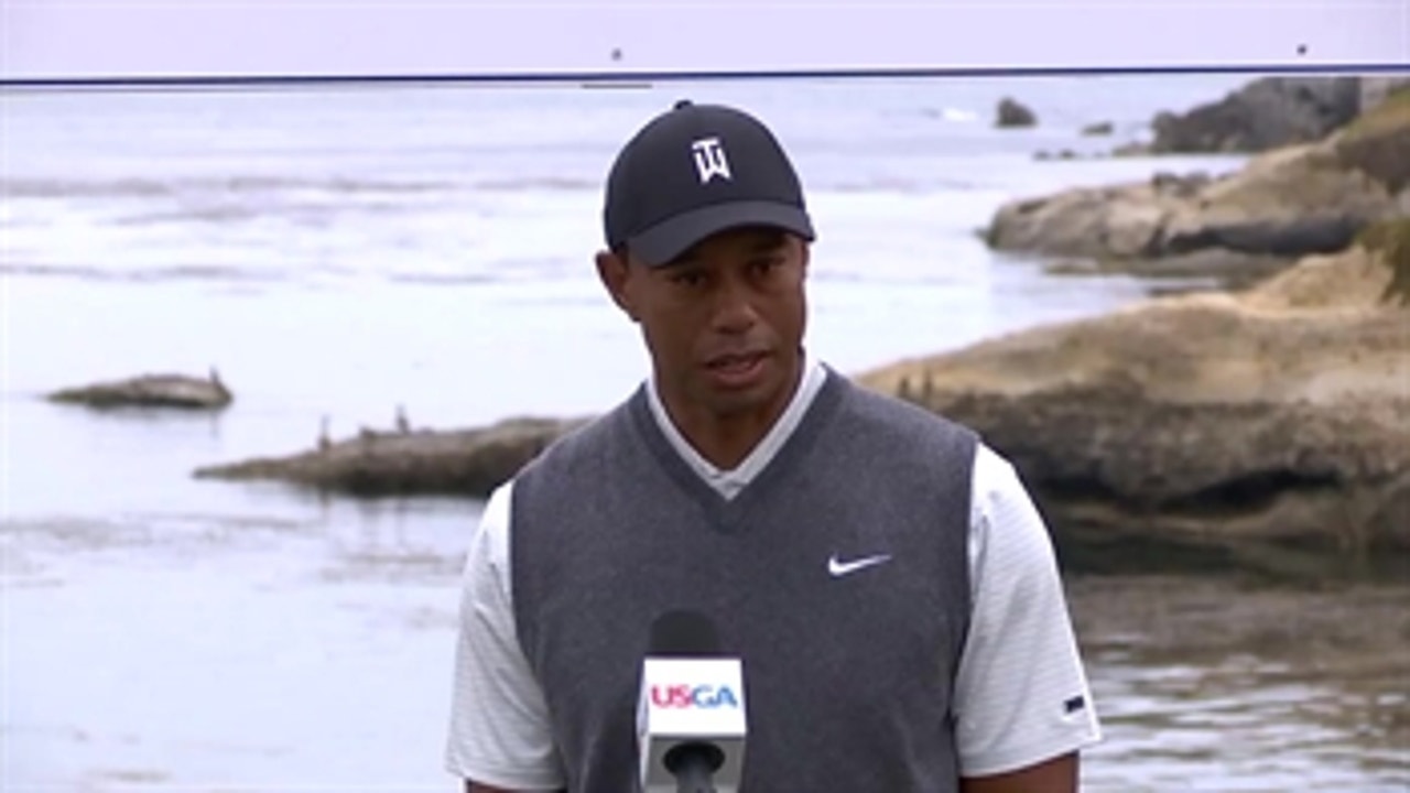 Listen to Tiger Woods discuss his opening round at the 2019 U.S. Open