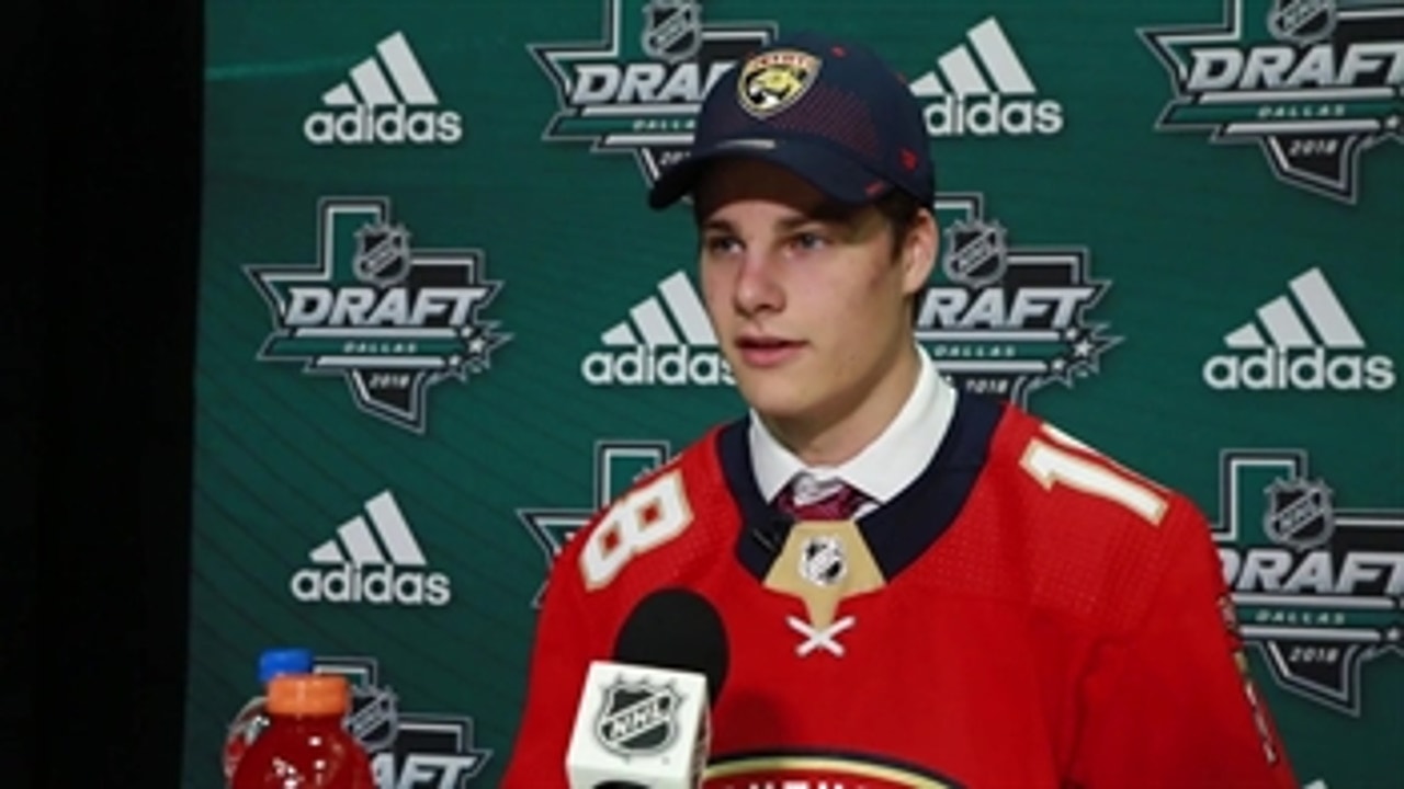 Native Floridian, Boston College star Logan Hutsko talks about being drafted by the Panthers