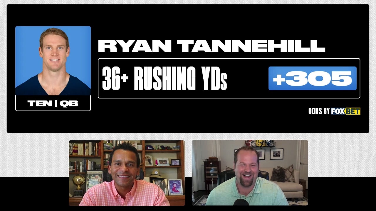 Geoff Schwartz likes prop bet of Ryan Tannehill going over 36 rushing yards vs. Jacksonville | TALK THE LINE