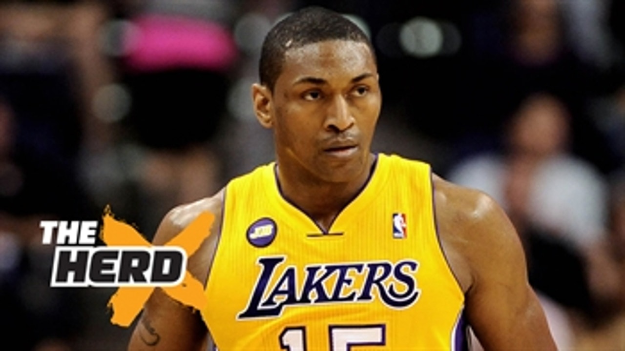 Metta World Peace joins the Lakers - 'The Herd'