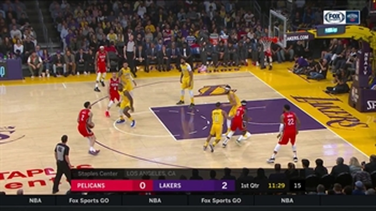 HIGHLIGHTS: Lonzo Ball hits the Open 3-Pointer in the 1st