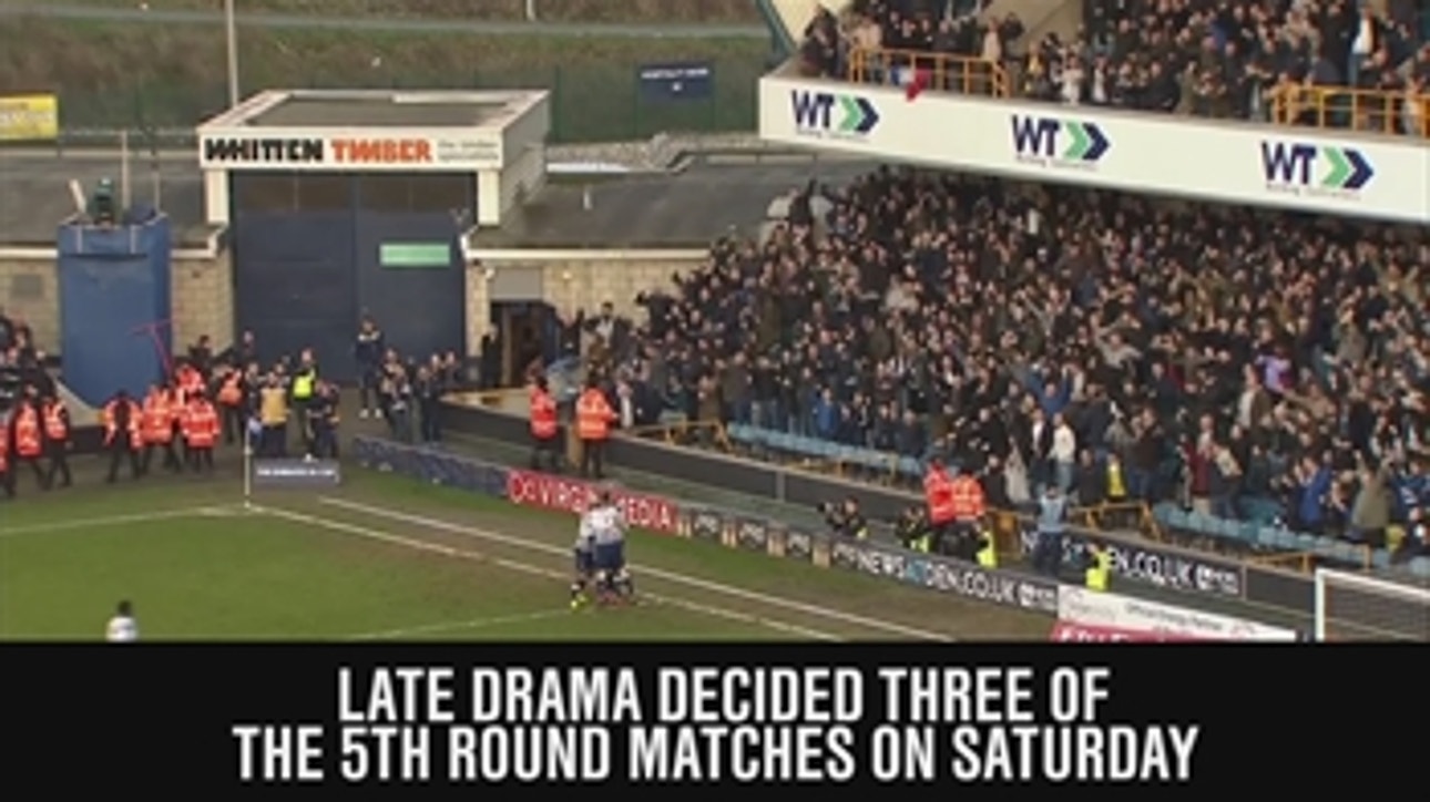 There was plenty of late drama in the FA Cup