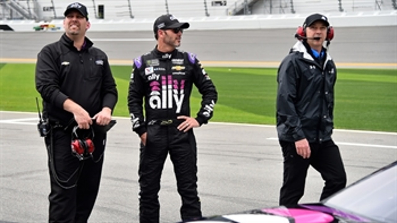 Jimmie Johnson talks to Jeff Gordon about all the changes for the 2019 NASCAR Cup season