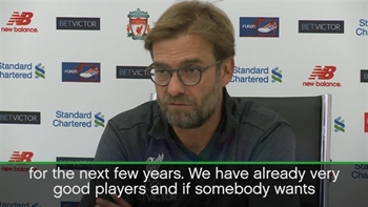 Klopp: We don't want to attract players with money