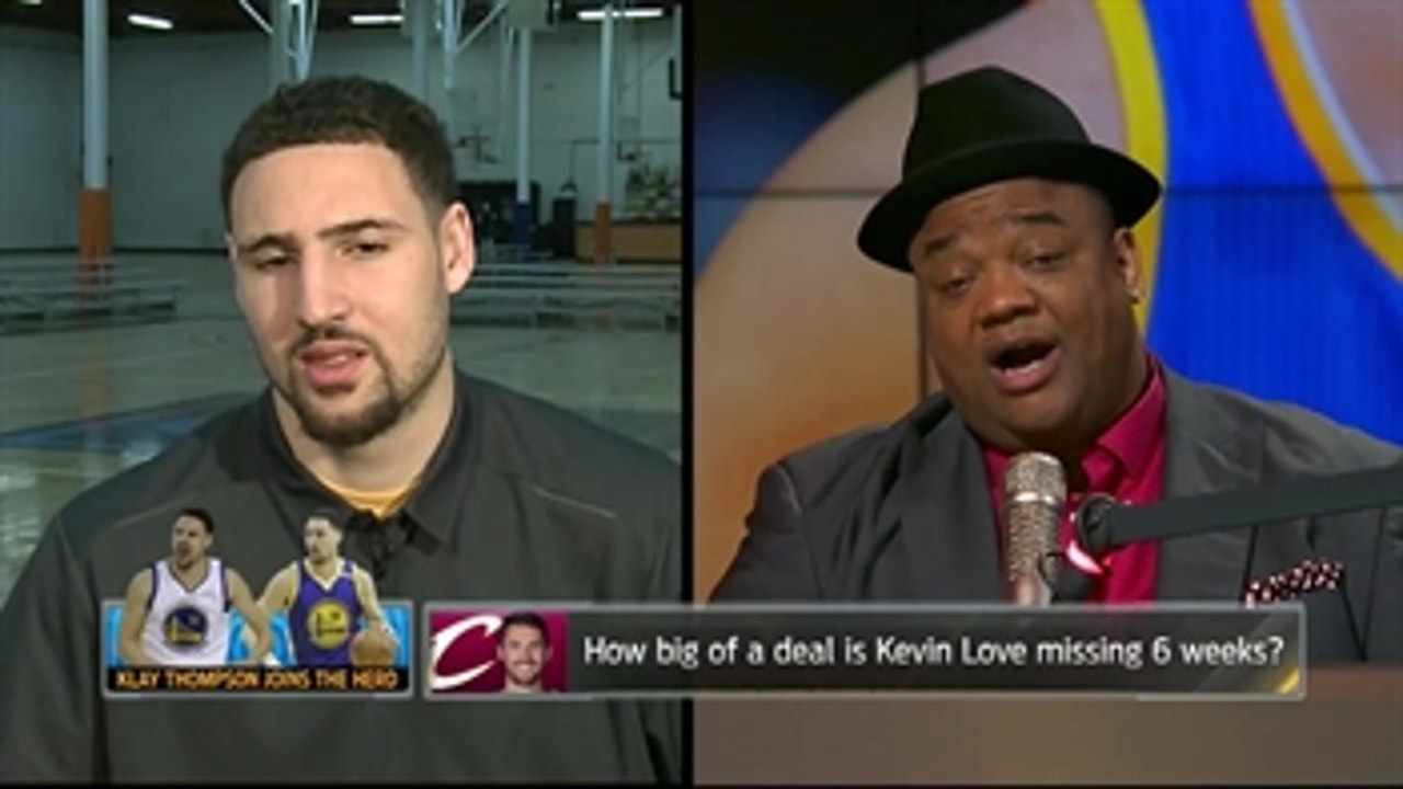 Klay Thompson talks Durant/Westbrook feud, Cavaliers and more ' THE HERD ( FULL INTERVIEW)