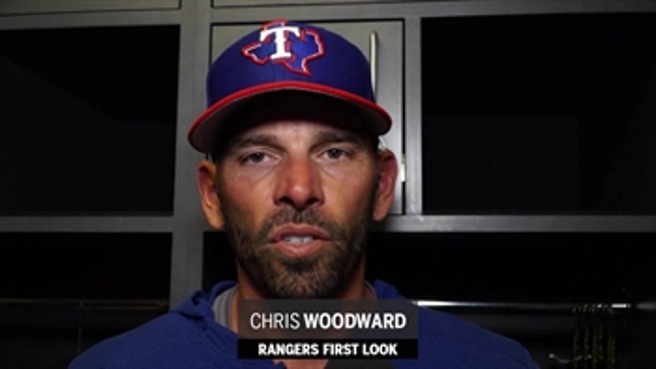 Chris Woodward Discusses Friday's Roster Moves ' Rangers First Look