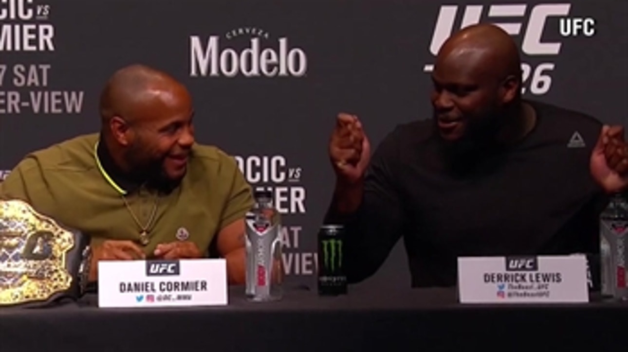 Derrick Lewis has a problem with Daniel Cormier