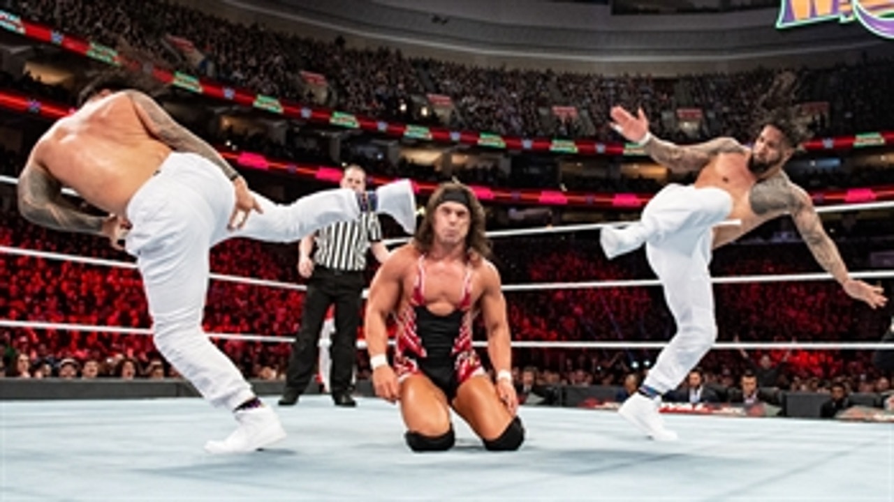 The Usos vs. Chad Gable & Shelton Benjamin – SmackDown Tag Team Titles 2-out-of-3 Falls Match: Royal Rumble 2018 (Full Match)