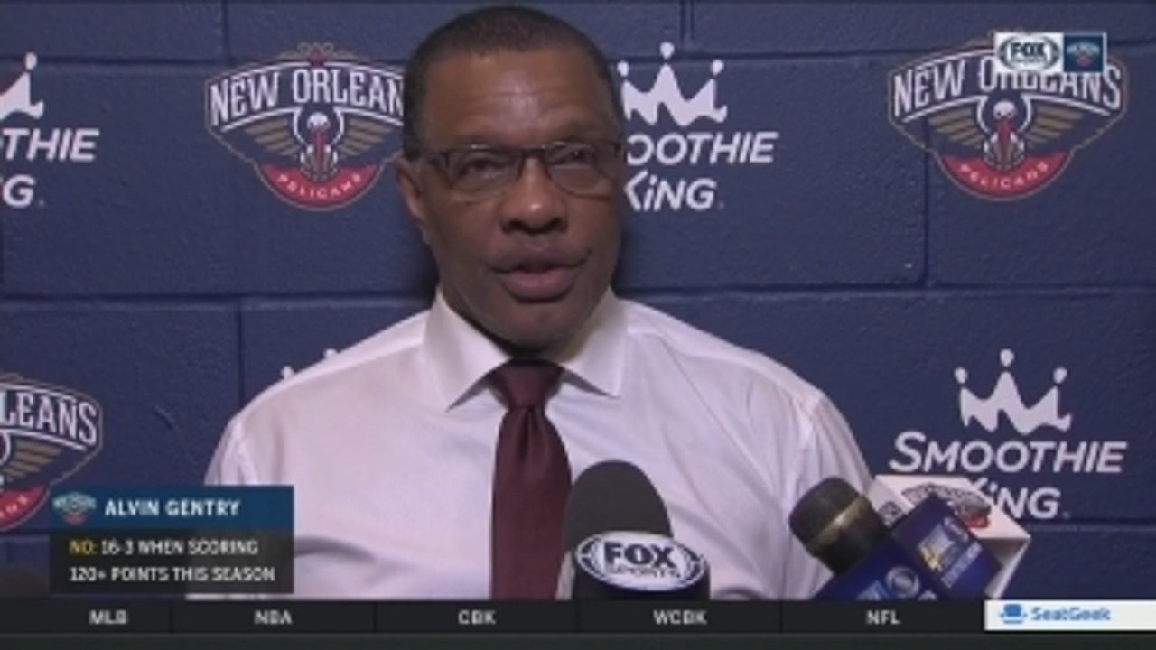 Alvin Gentry on AD: 'I think he's good enough to win player of the week'