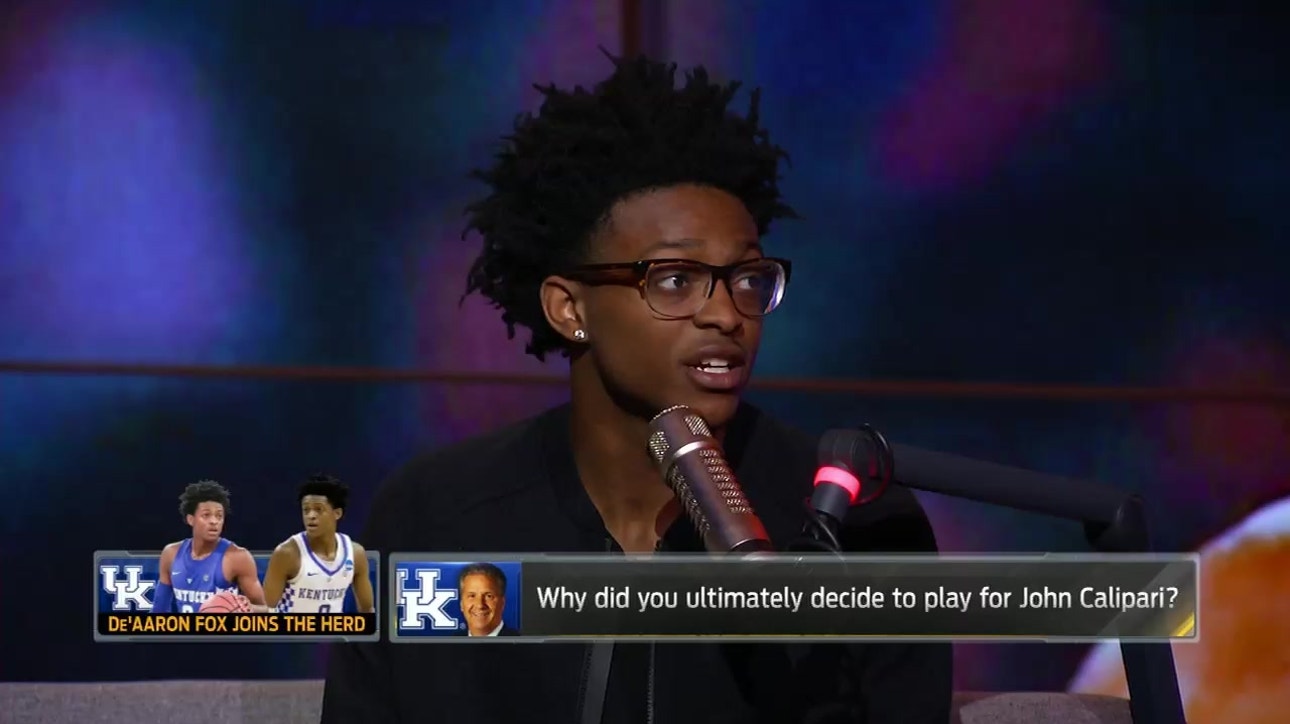 De'Aaron Fox talks Calipari, Kentucky and the 2017 NBA Draft ' THE HERD