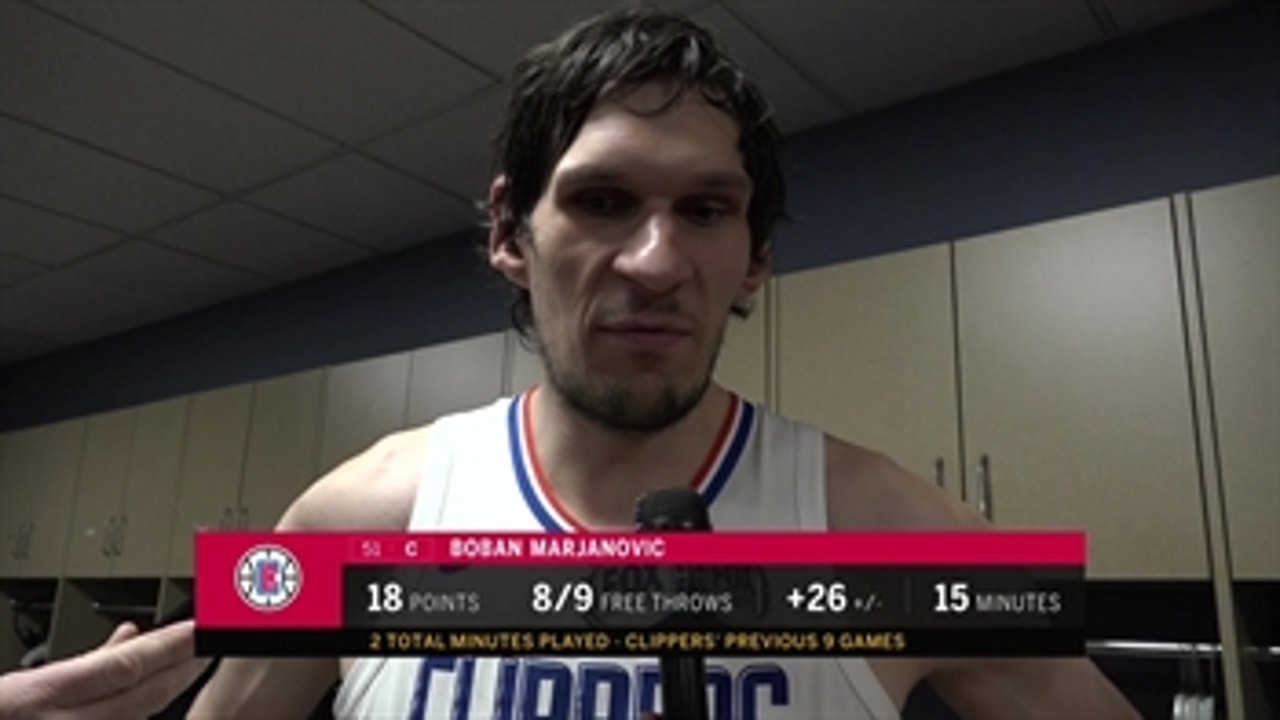 Clippers Live: Boban Marjanovic was a key player with 18 pts in 15 minutes!