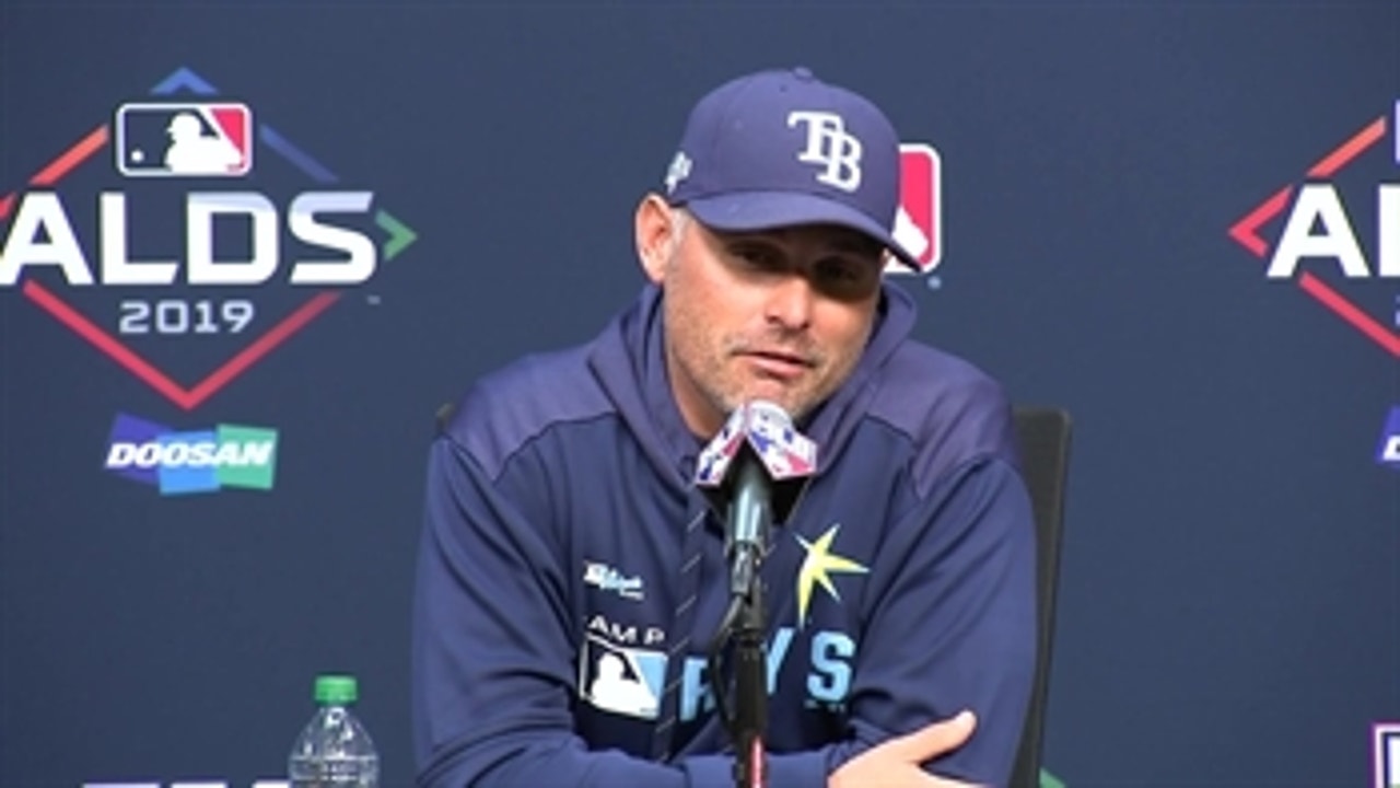 Kevin Cash discusses Rays' savvy roster moves this season, upcoming ALDS against Houston