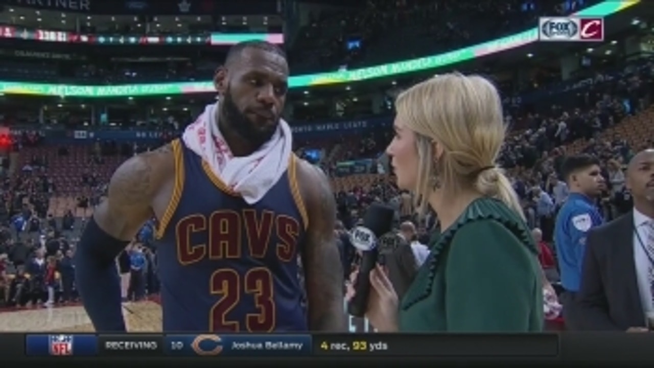 LeBron credits the Cavs' toughness