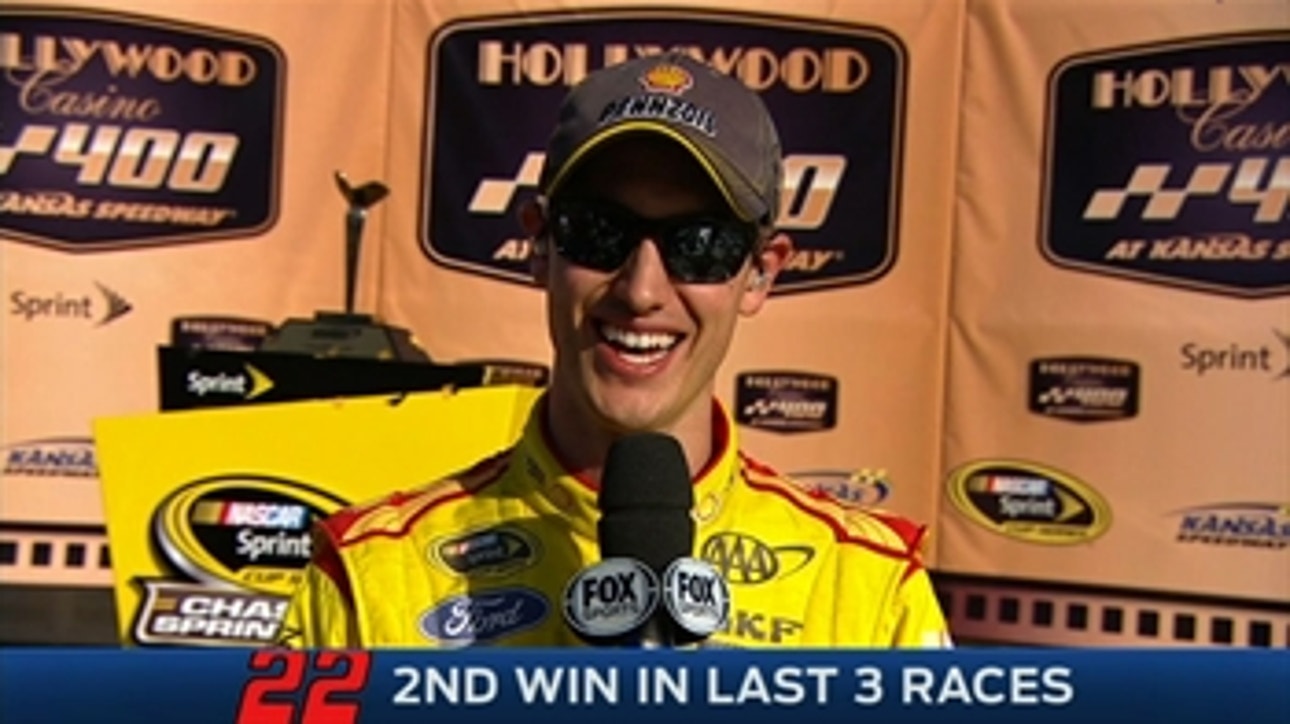 NASCAR Victory Lane: Joey Logano - Kansas 2014