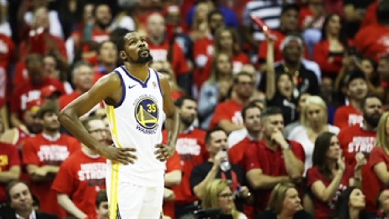 Colin Cowherd questions if Kevin Durant is ready for the pressure of Game 7 vs the Houston Rockets