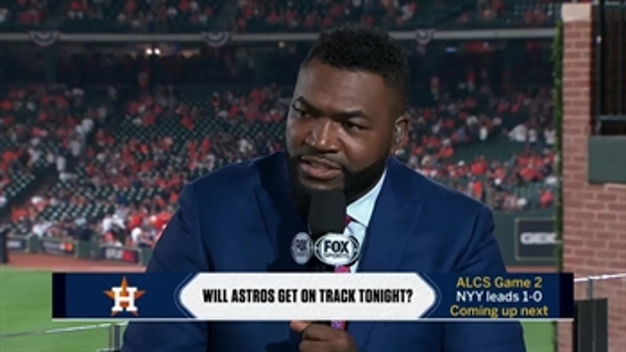 Big Papi: 'The Astros offense was a Triple-A team' in ALCS Game 1