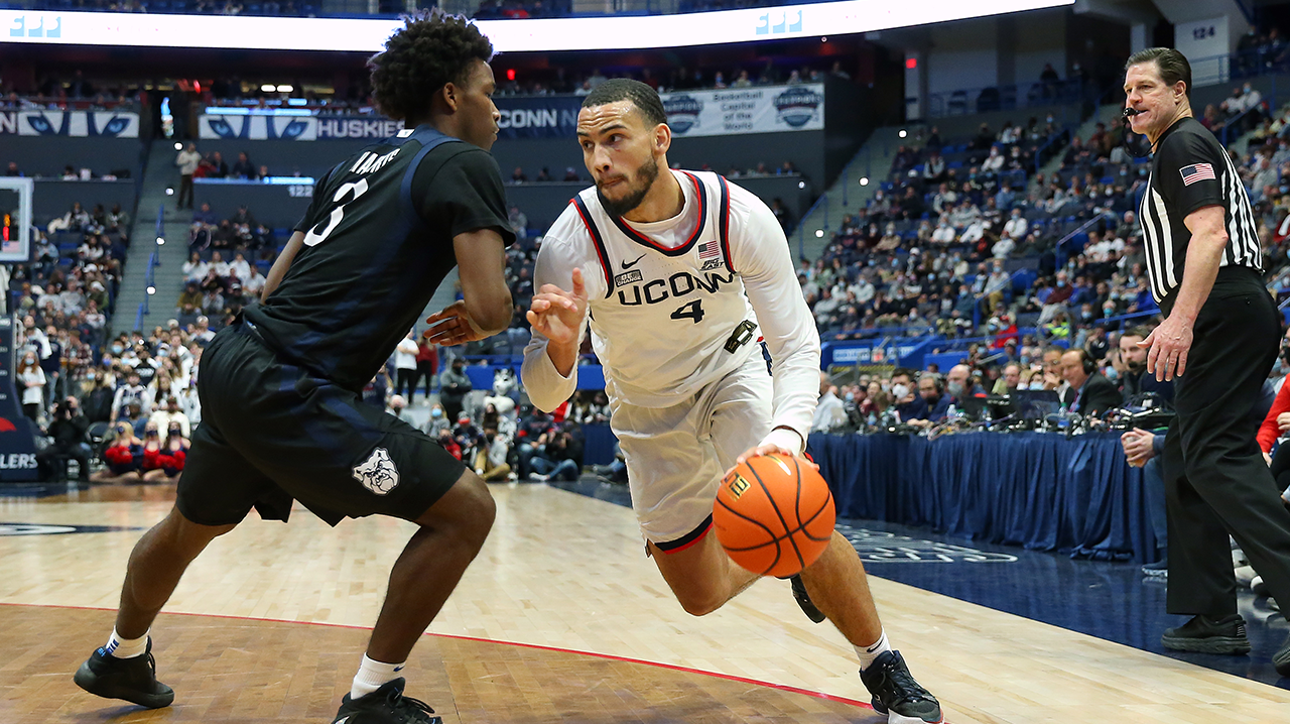 Tyrese Martin leads UConn to 75-56 victory with 25 points in the second half