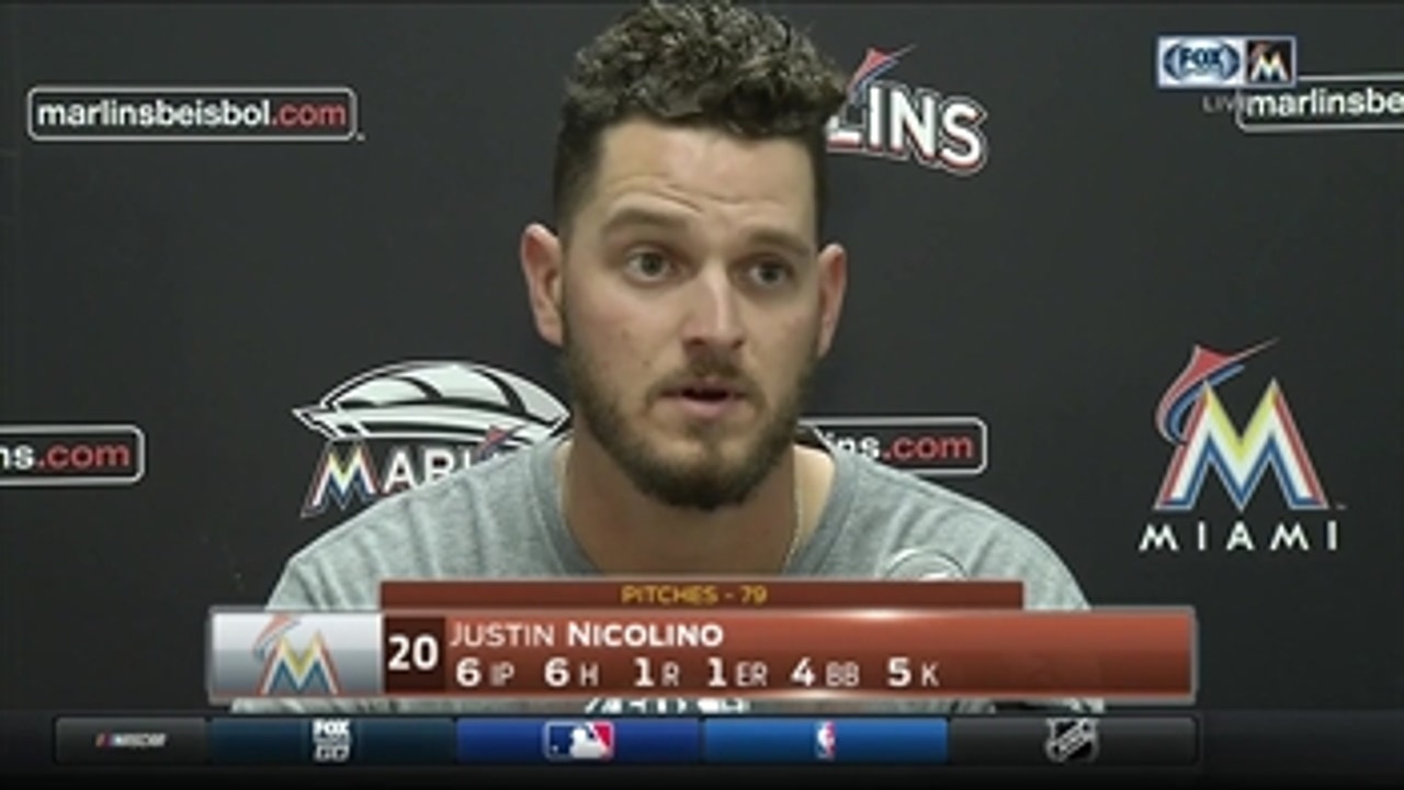 Justin Nicolino: I was trying to be as efficient as possible