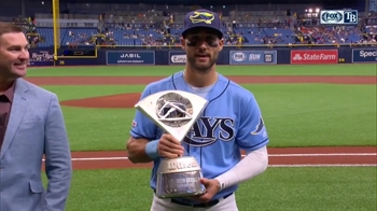 Rays CF Kevin Kiermaier wins 2018 Wilson Defensive Player of the Year Award