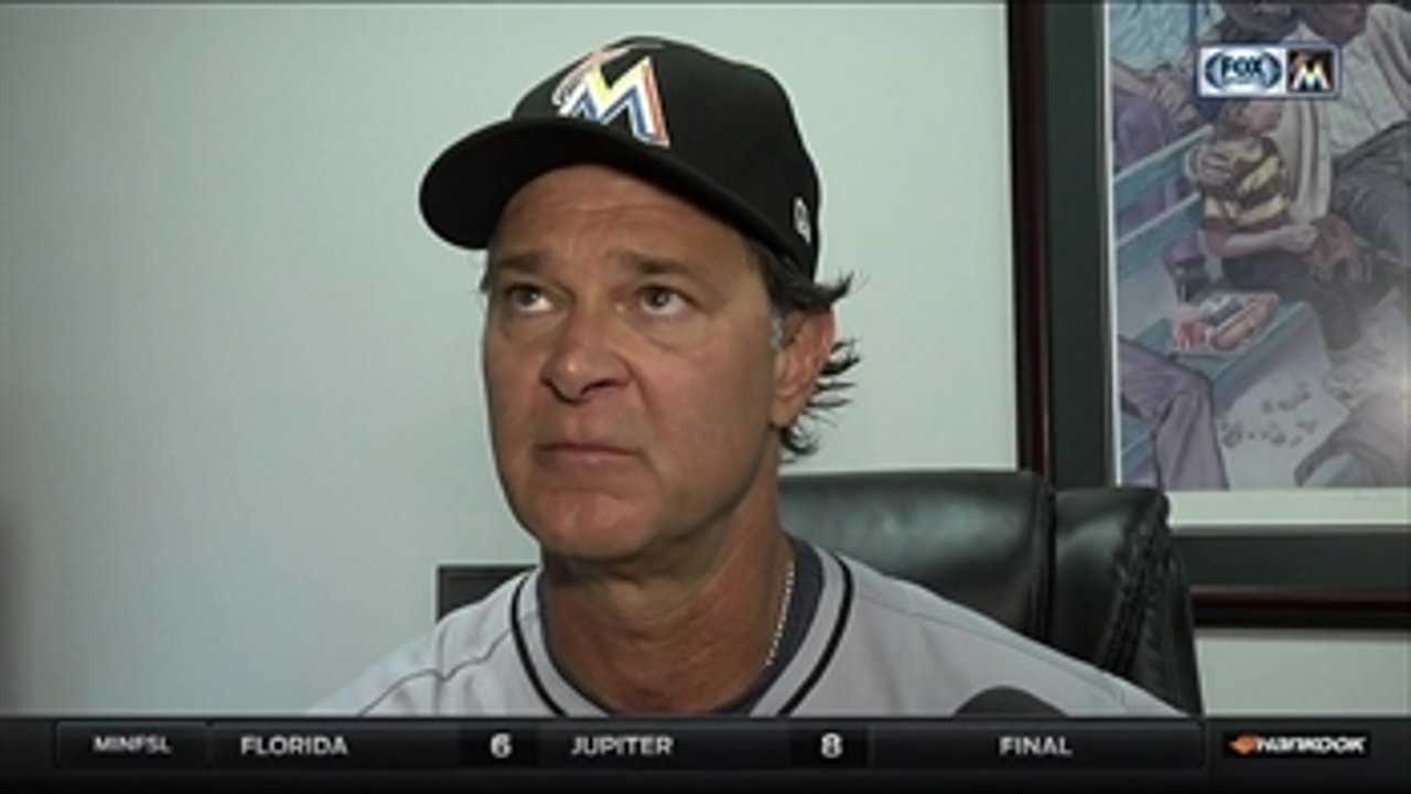 Don Mattingly breaks down the loss to the Rangers