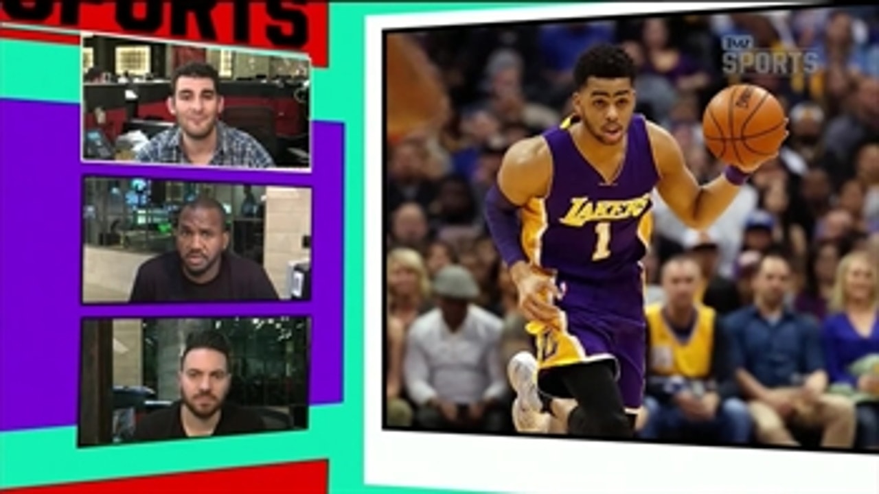 D'Angelo Russell laughs off Adam Sandler spoof - 'TMZ Sports'