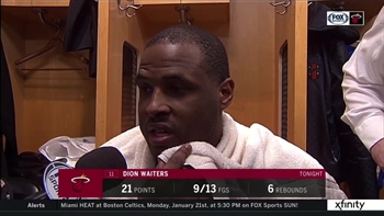 Dion Waiters breaks down his big night after win over Bulls