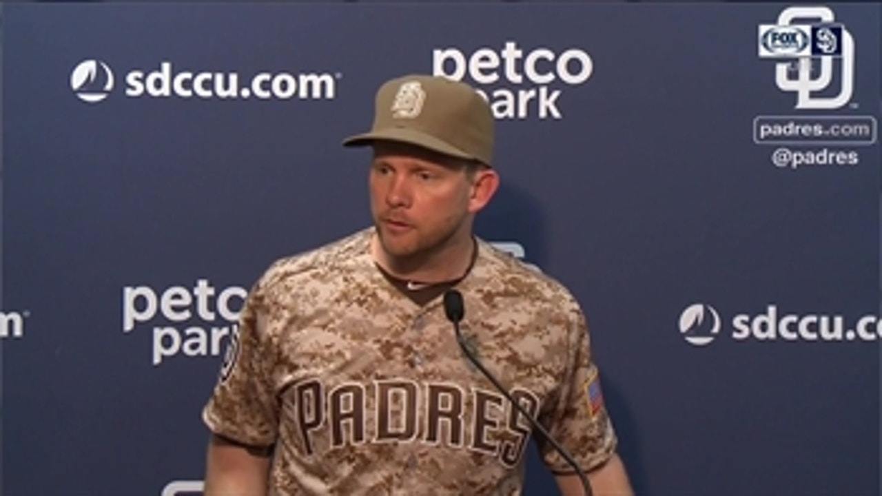 Andy Green talks about the Padres' 7-4 loss